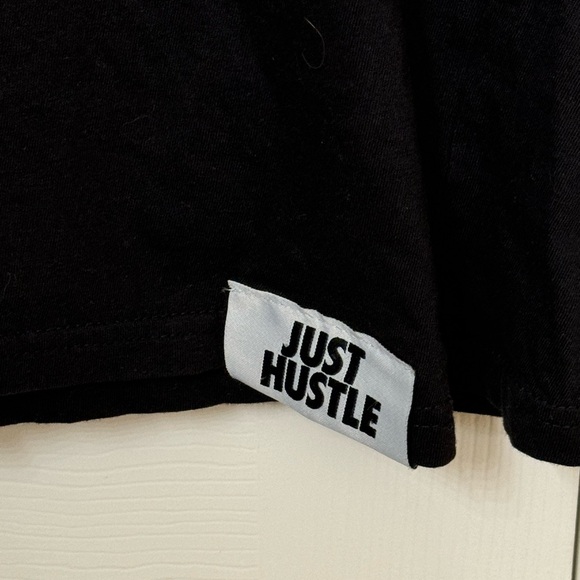 Just Hustle Make Moves Not Excuses Black Men’s L T-Shirt Streetwear - Picture 3 of 5